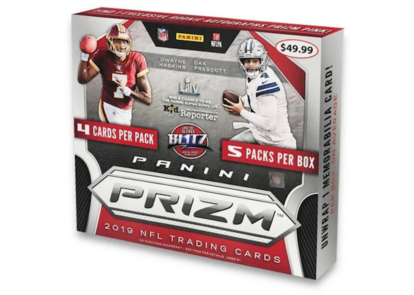 2019 Panini Prizm Football 20 ct Mega Box