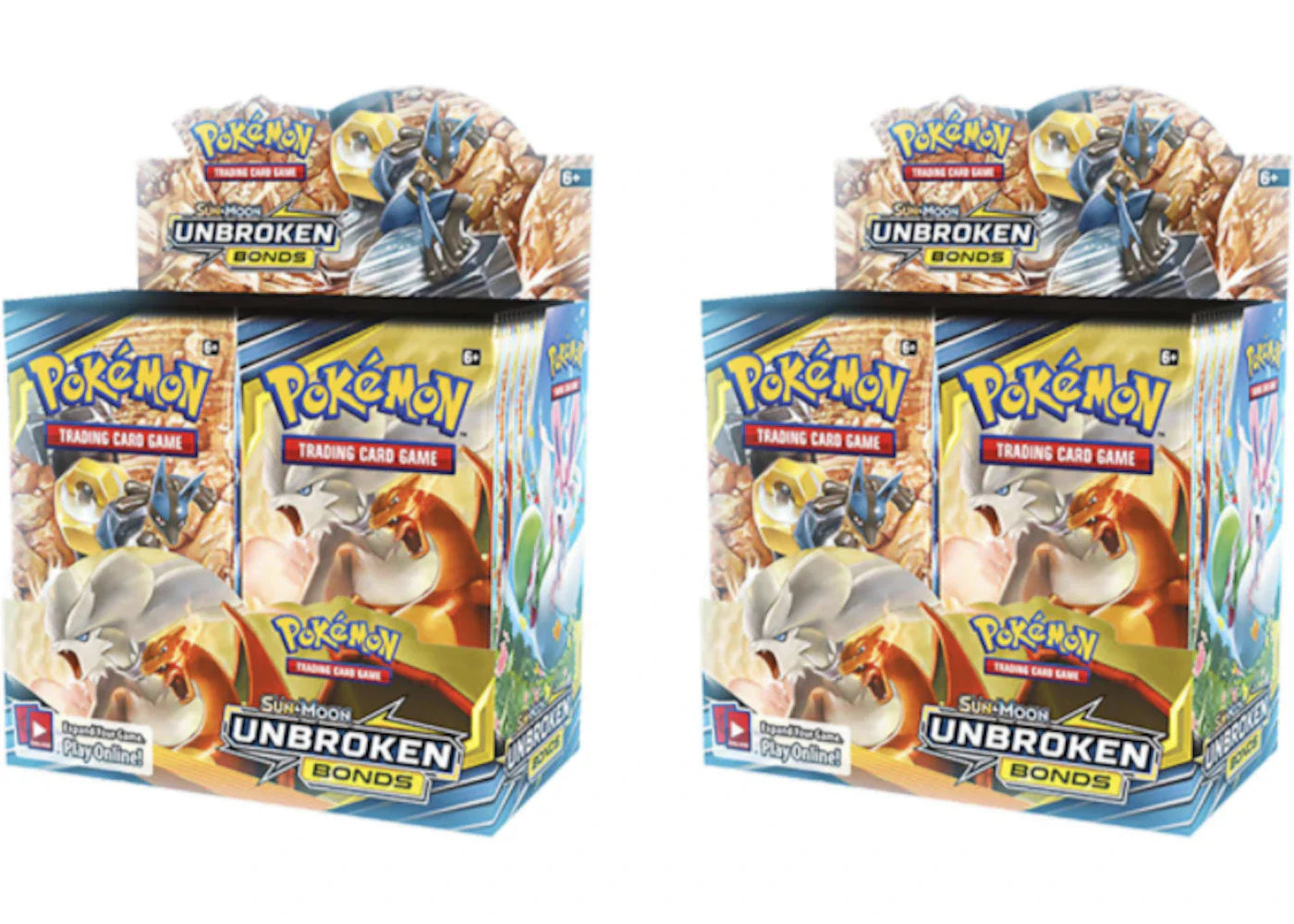 2019 Pokemon Sun & Moon Unbroken Bonds Booster Box 2X Lot