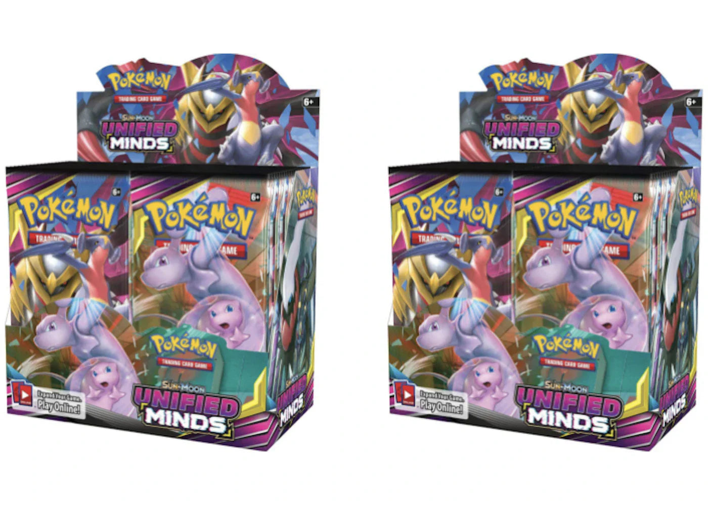 2019 Pokemon Sun & Moon Unified Minds Booster Box 2X Lot