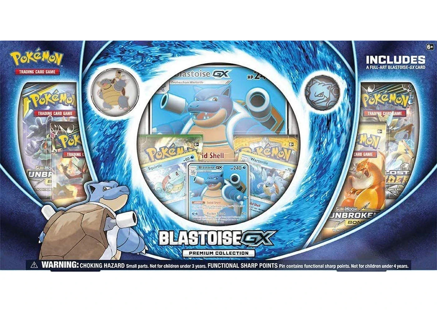 2019 Pokemon TCG Blastoise GX Premium Collection