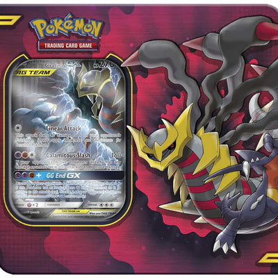 2019 Pokemon TCG Power Partnership Tin Garchomp & Giratina GX