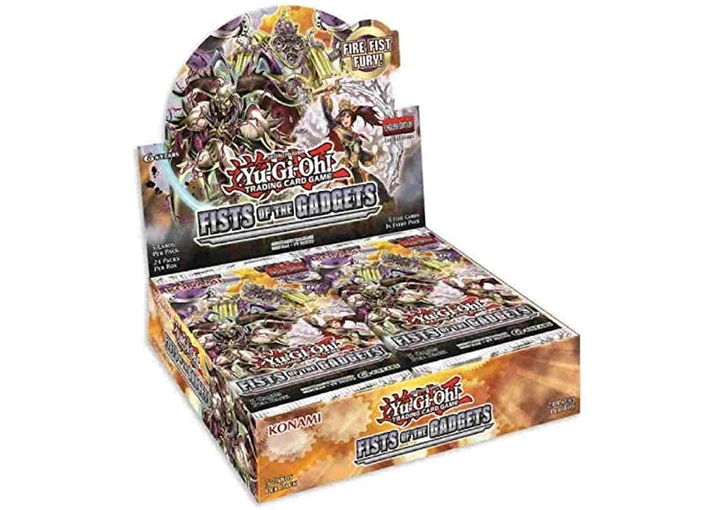 2019 Yu-Gi-Oh! TCG Fists of Gadgets Booster Box