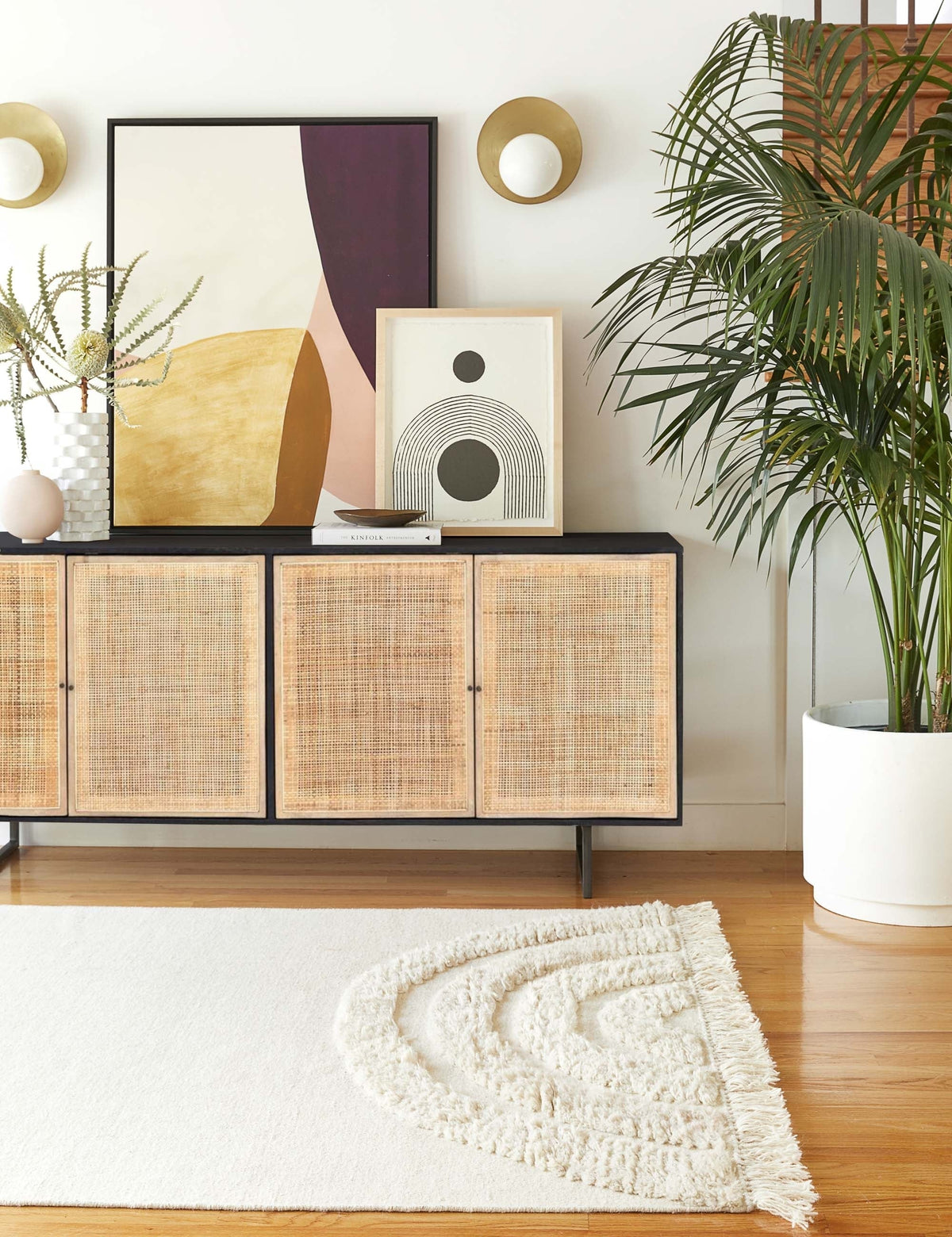 Open Box: Hannah Sideboard, Black and Natural