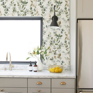 Joyful Eucalyptus Wallpaper by Candice Olson