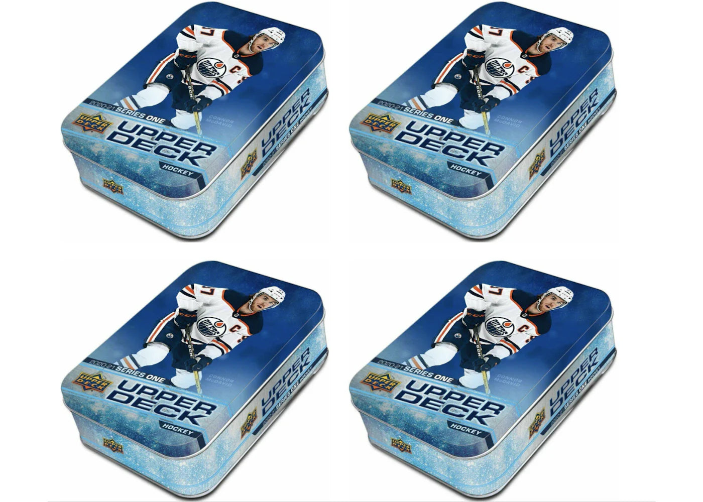 2020-2021 Upper Deck Series One Hockey Tin 4x Lot