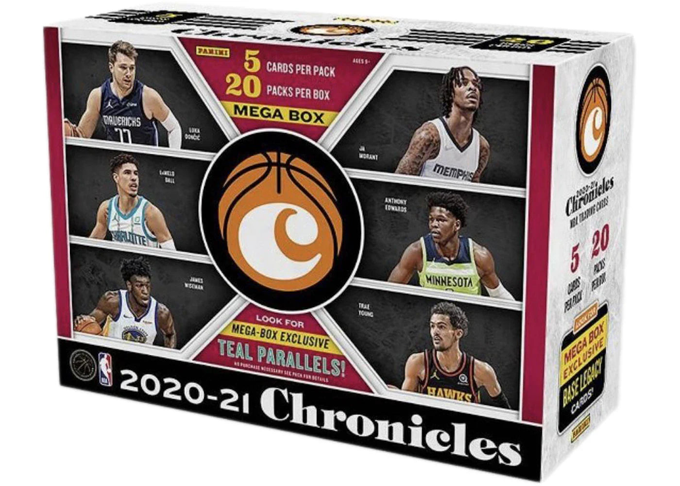 2020-21 Panini Chronicles Basketball Mega Box (Teal Parallels)
