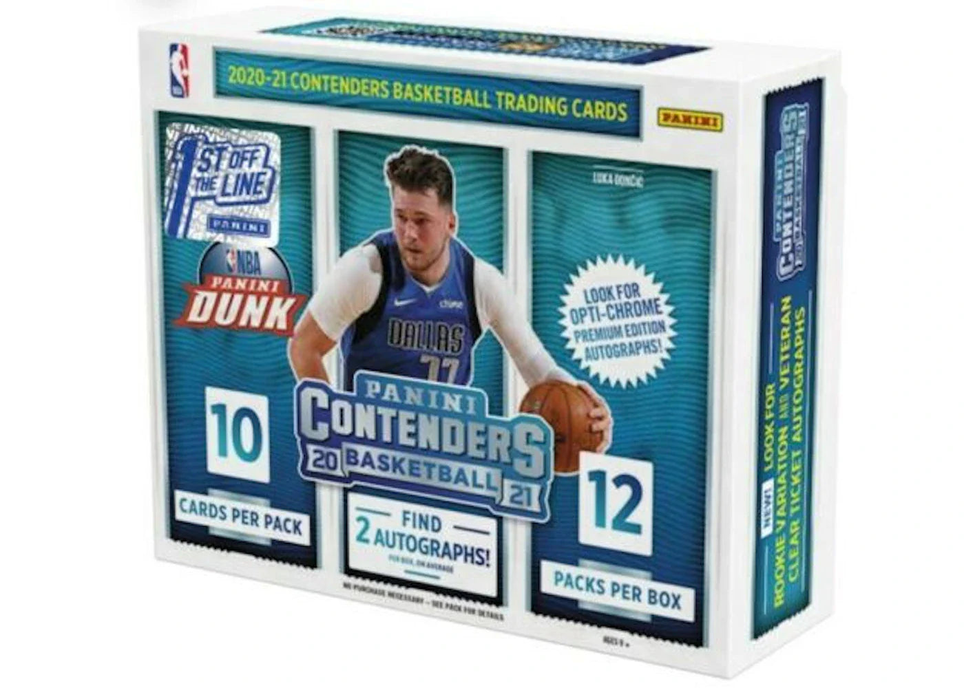 2020-21 Panini Contenders Basketball 1st Off The Line Box