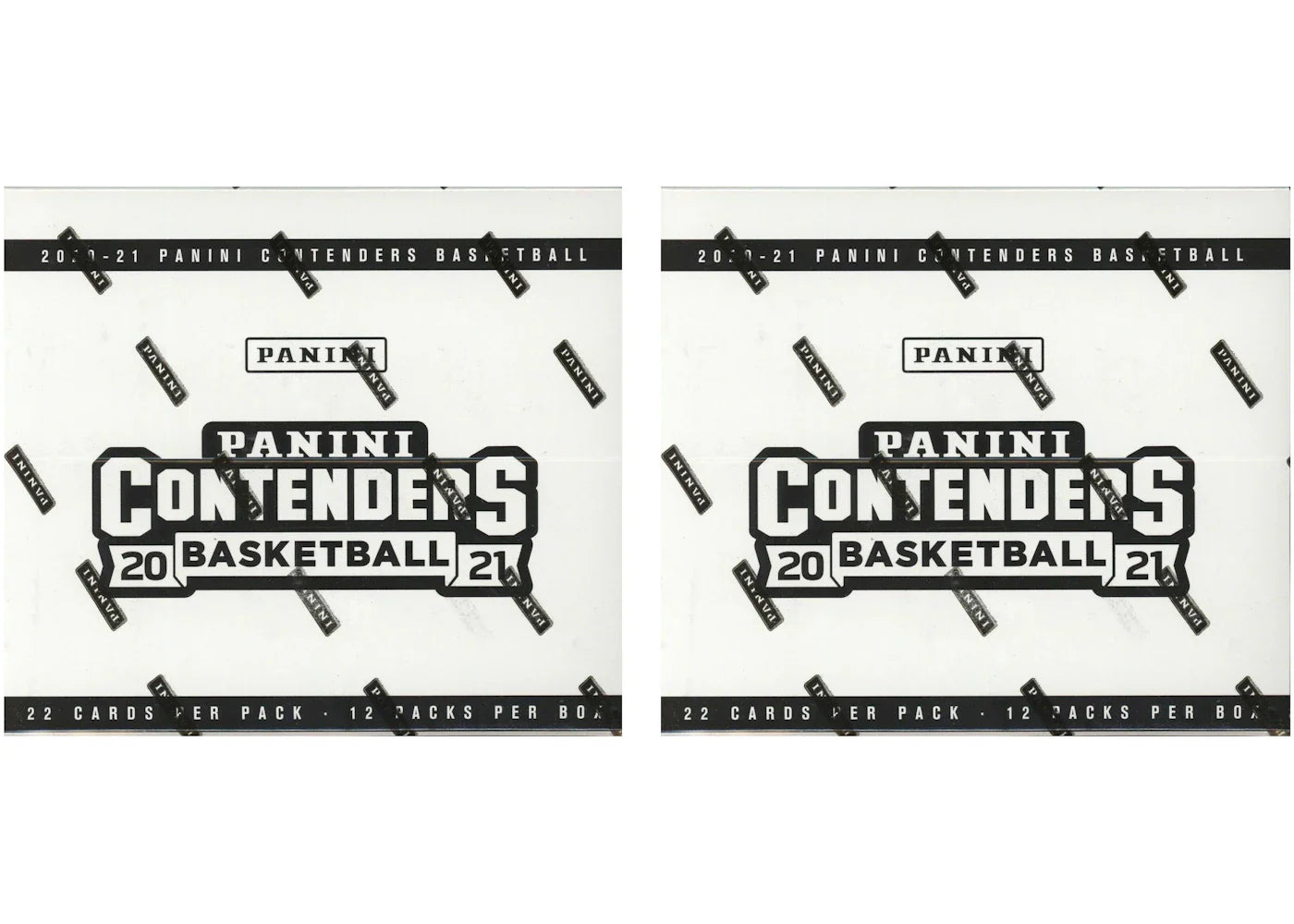 2020-21 Panini Contenders Basketball Factory Sealed Cello Fat Pack Box 2x Lot
