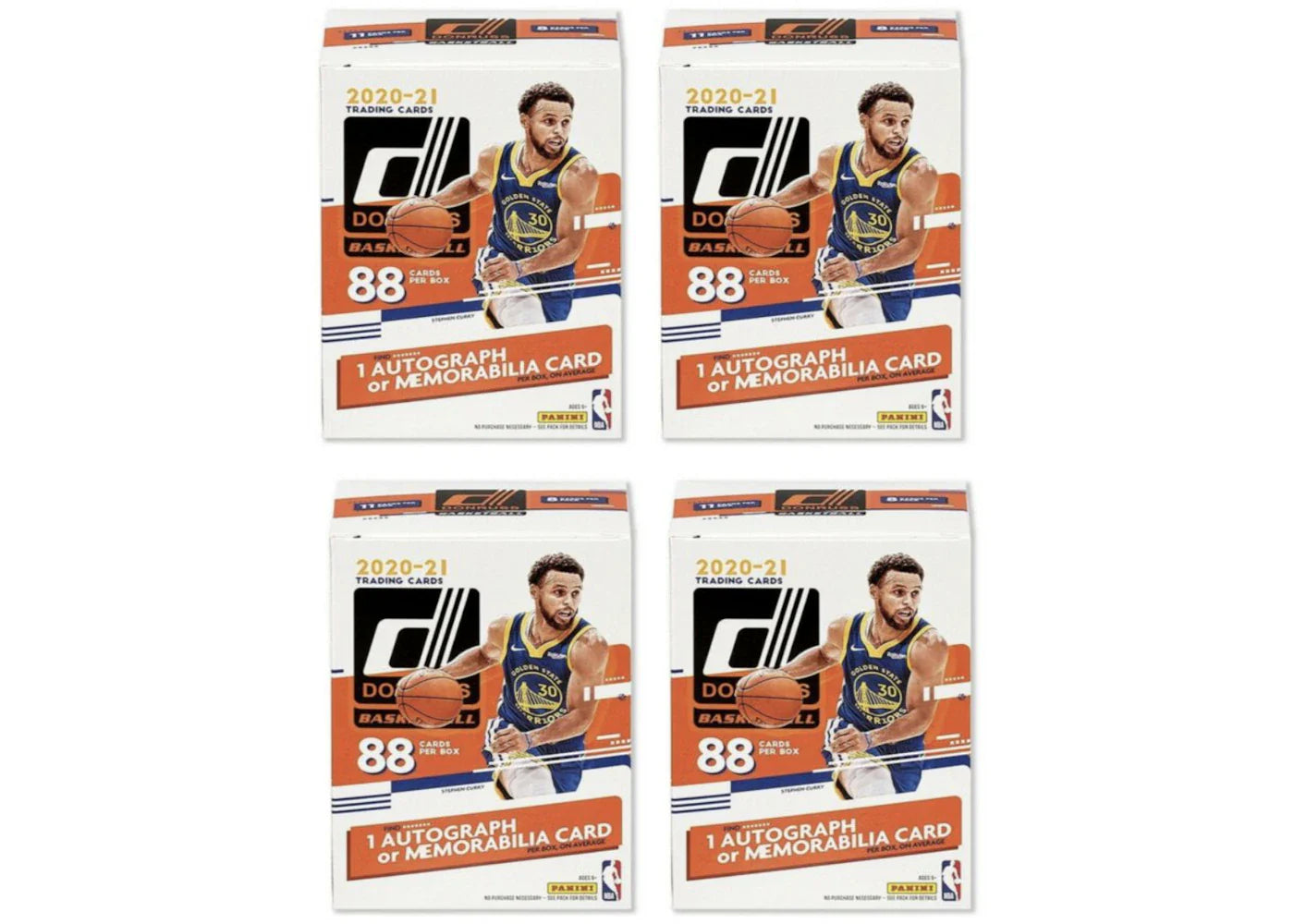 2020-21 Panini Donruss Basketball Blaster Box 4x Lot
