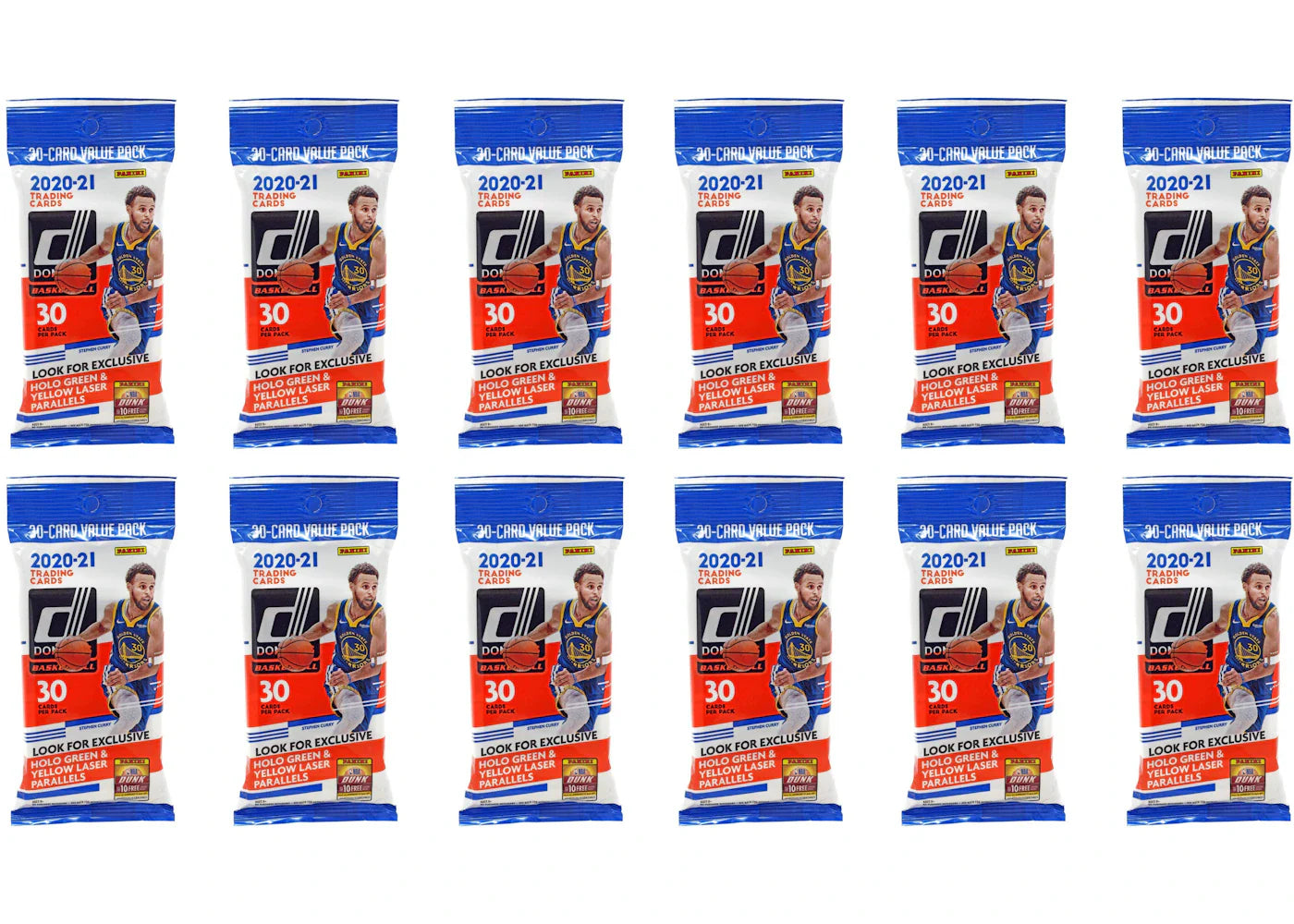 2020-21 Panini Donruss Basketball Fat Pack 12x Lot