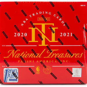 2020-21 Panini National Treasures Basketball 1st Off The Line Hobby Box