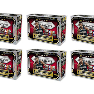 2020-21 Panini Prizm Basketball Mega Box (Red Ice Prizms) 6x Lot (Red or Blue Box)