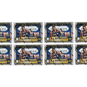 2020-21 Panini Prizm Basketball Mega Box (Red Ice Prizms) 8x Lot (Red or Blue Box)