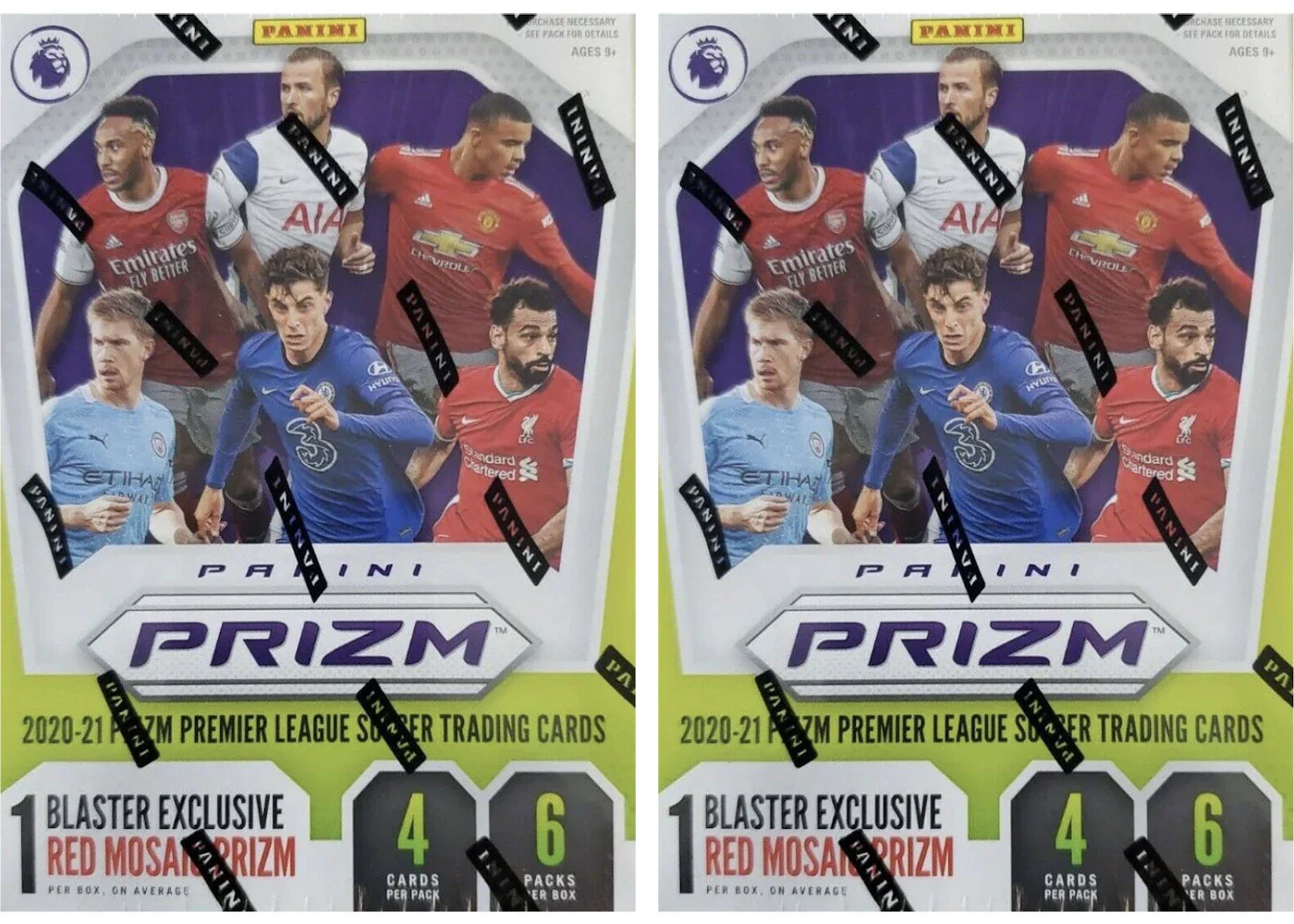 2020-21 Panini Prizm Premier League Soccer Blaster Box 2x Lot