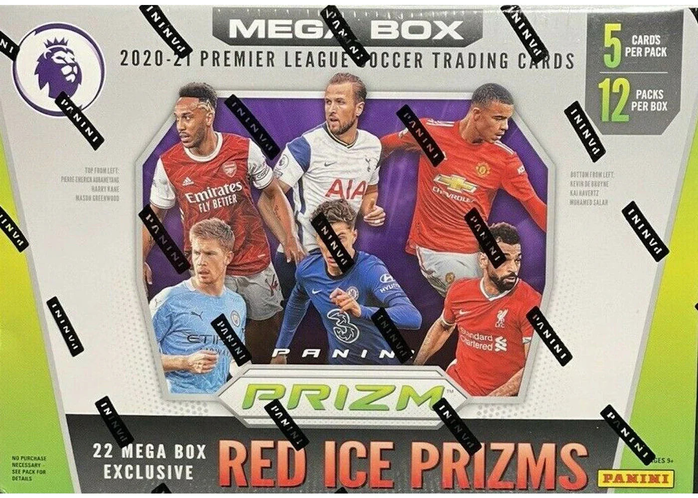 2020-21 Panini Prizm Premier League Soccer Mega Box (Red Ice Prizms)