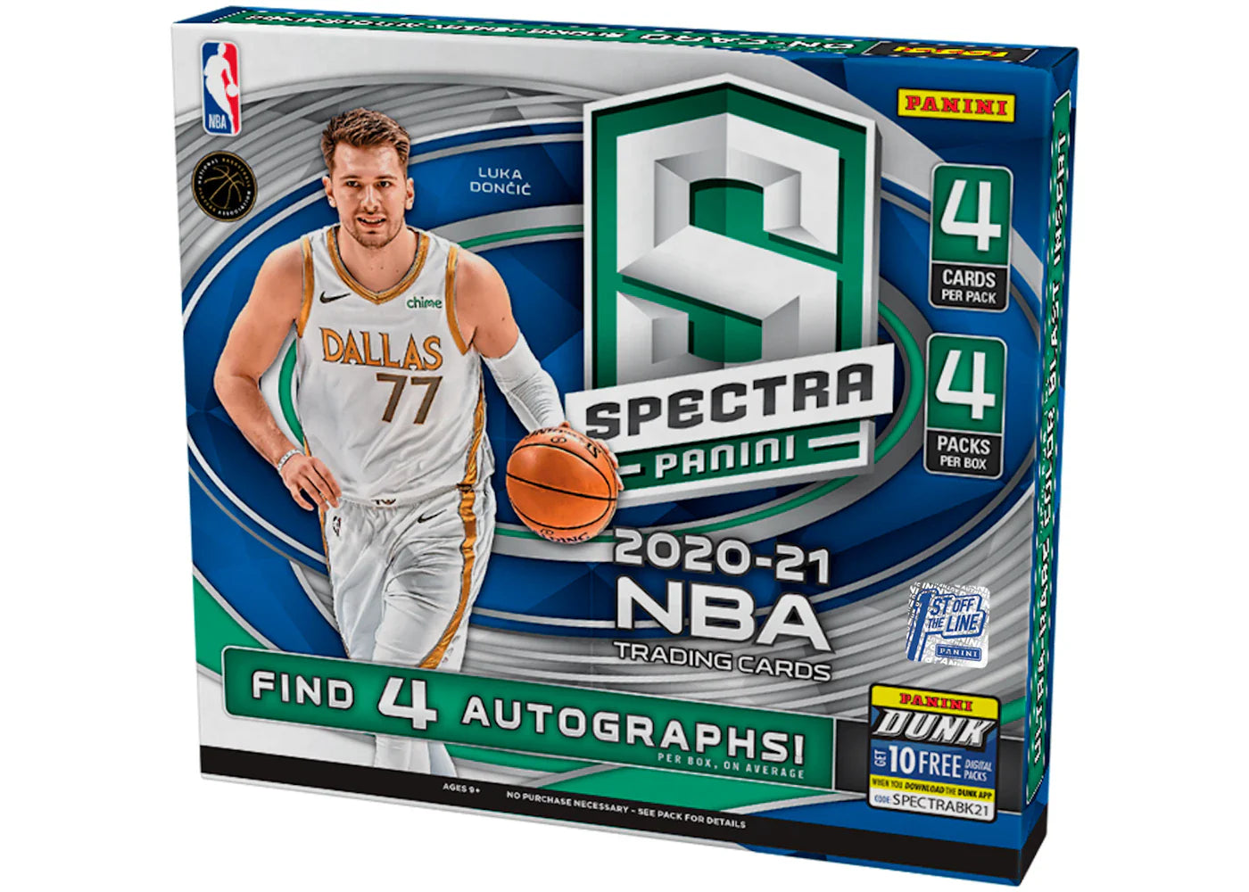 2020-21 Panini Spectra Basketball 1st Off The Line Box