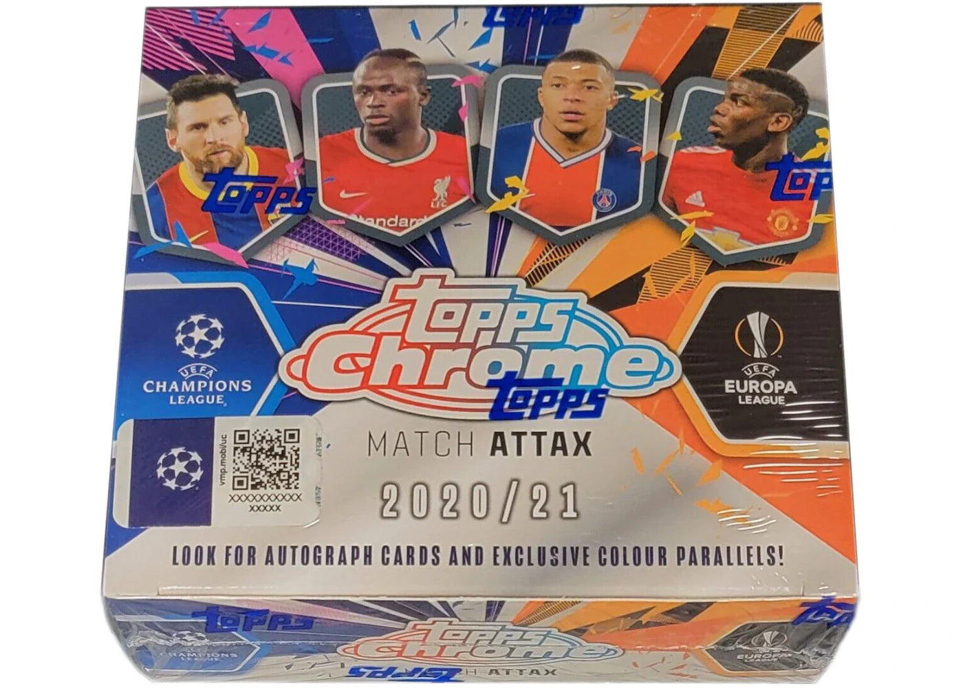 2020-21 Topps Chrome Soccer Match Attax Box