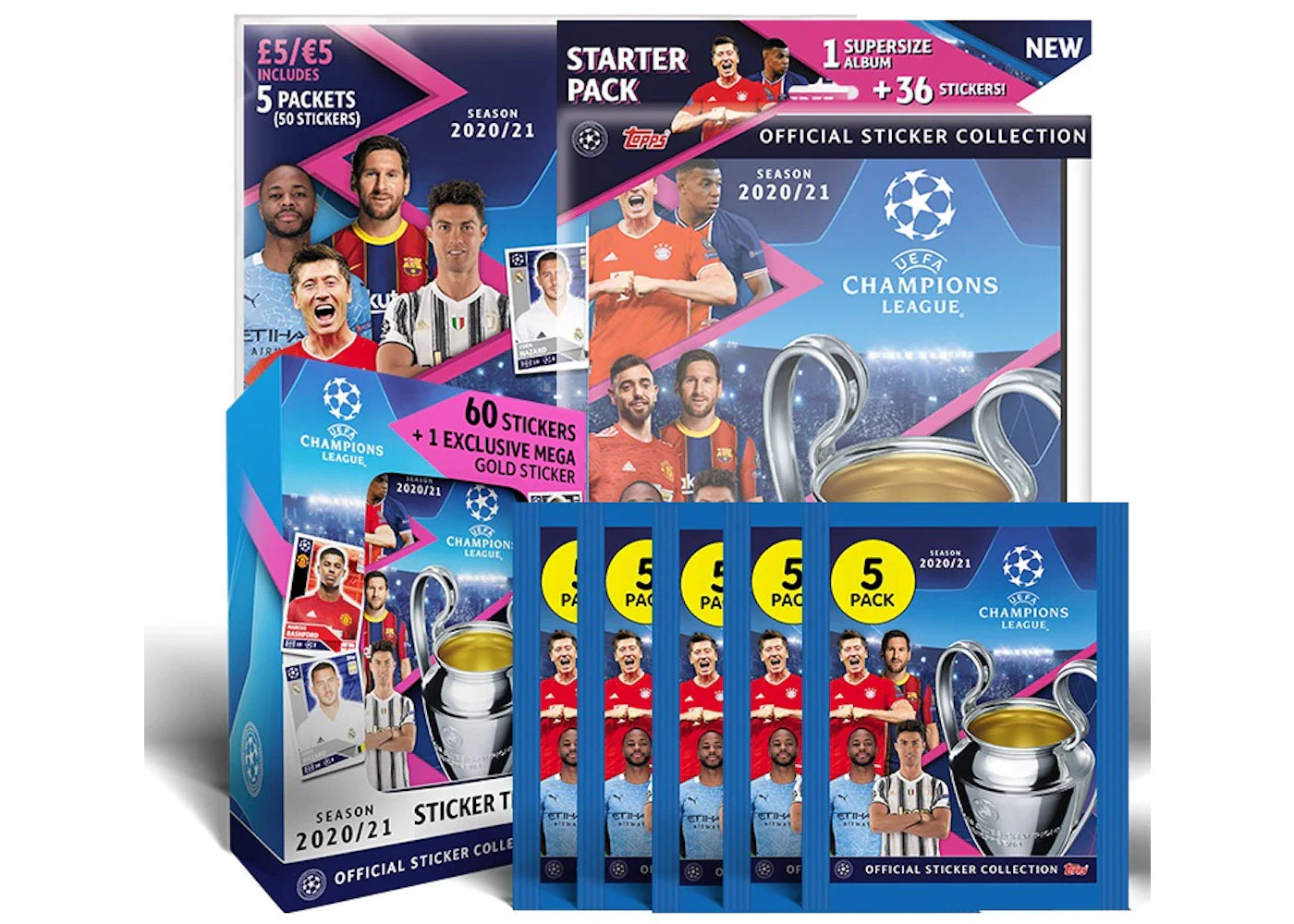 2020-21 Topps UEFA Champions League Sticker Collection