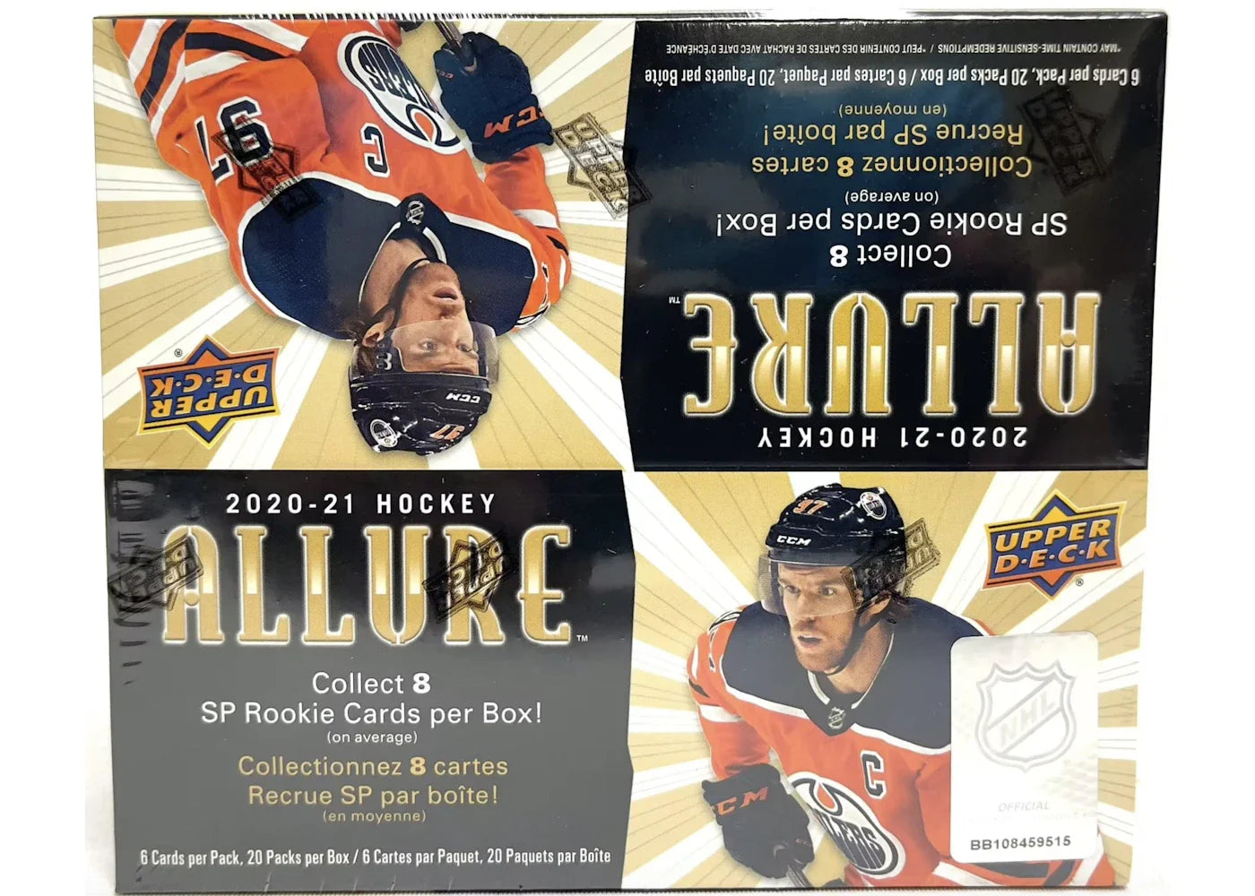 2020-21 Upper Deck Allure Hockey Retail Box