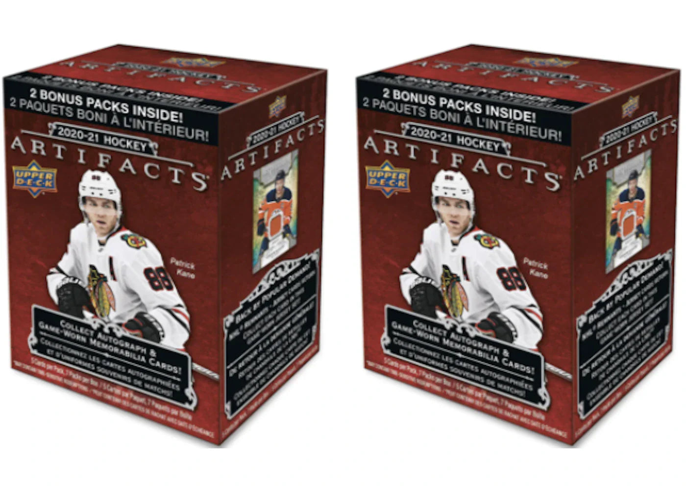 2020-21 Upper Deck Artifacts Hockey Blaster Box 2x Lot
