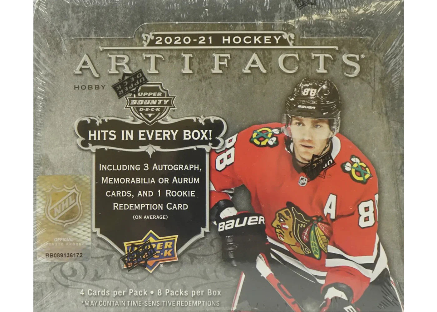 2020-21 Upper Deck Artifacts Hockey Hobby Box
