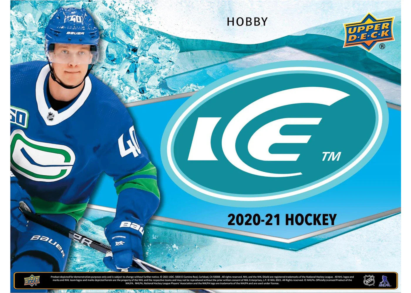 2020-21 Upper Deck Ice Hockey Hobby Box
