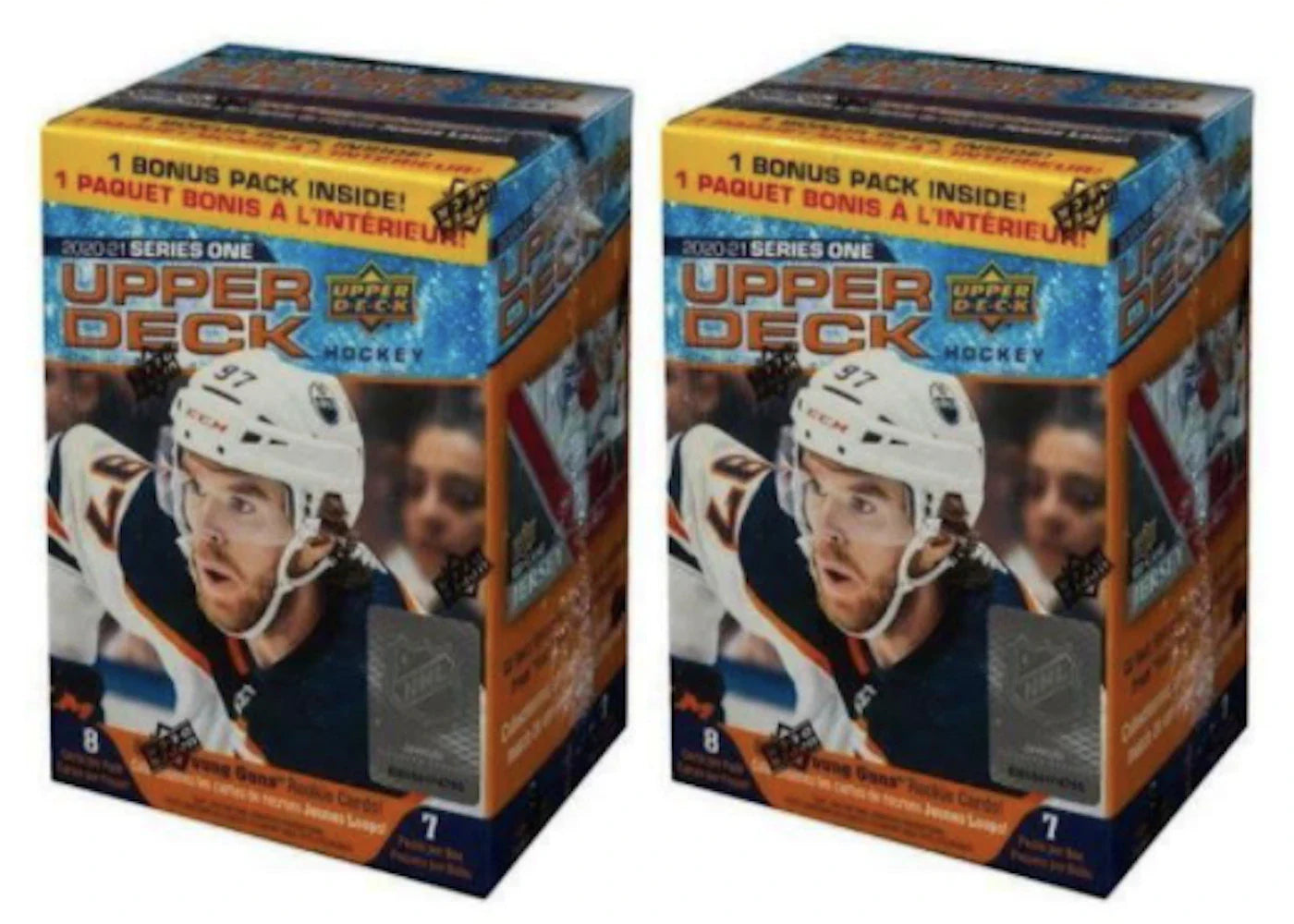 2020-21 Upper Deck Series One Blaster Box 56 Ct. 2x Lot