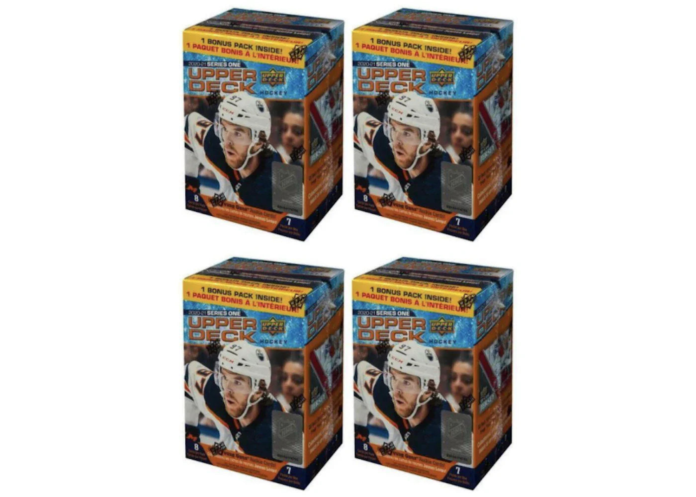 2020-21 Upper Deck Series One Blaster Box 56 Ct. 4x Lot