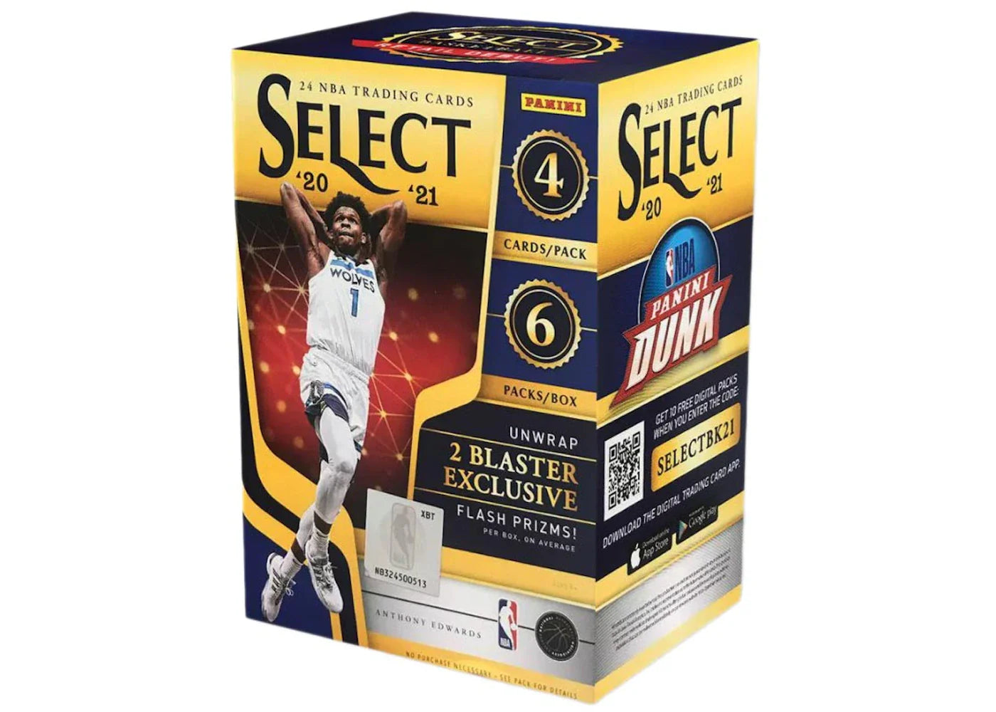 2020-21 Panini Select Basketball Blaster Box (Flash Prizms)
