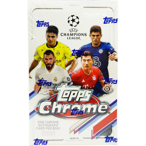 2020-21 Topps Chrome UEFA Champions League Soccer Hobby Box
