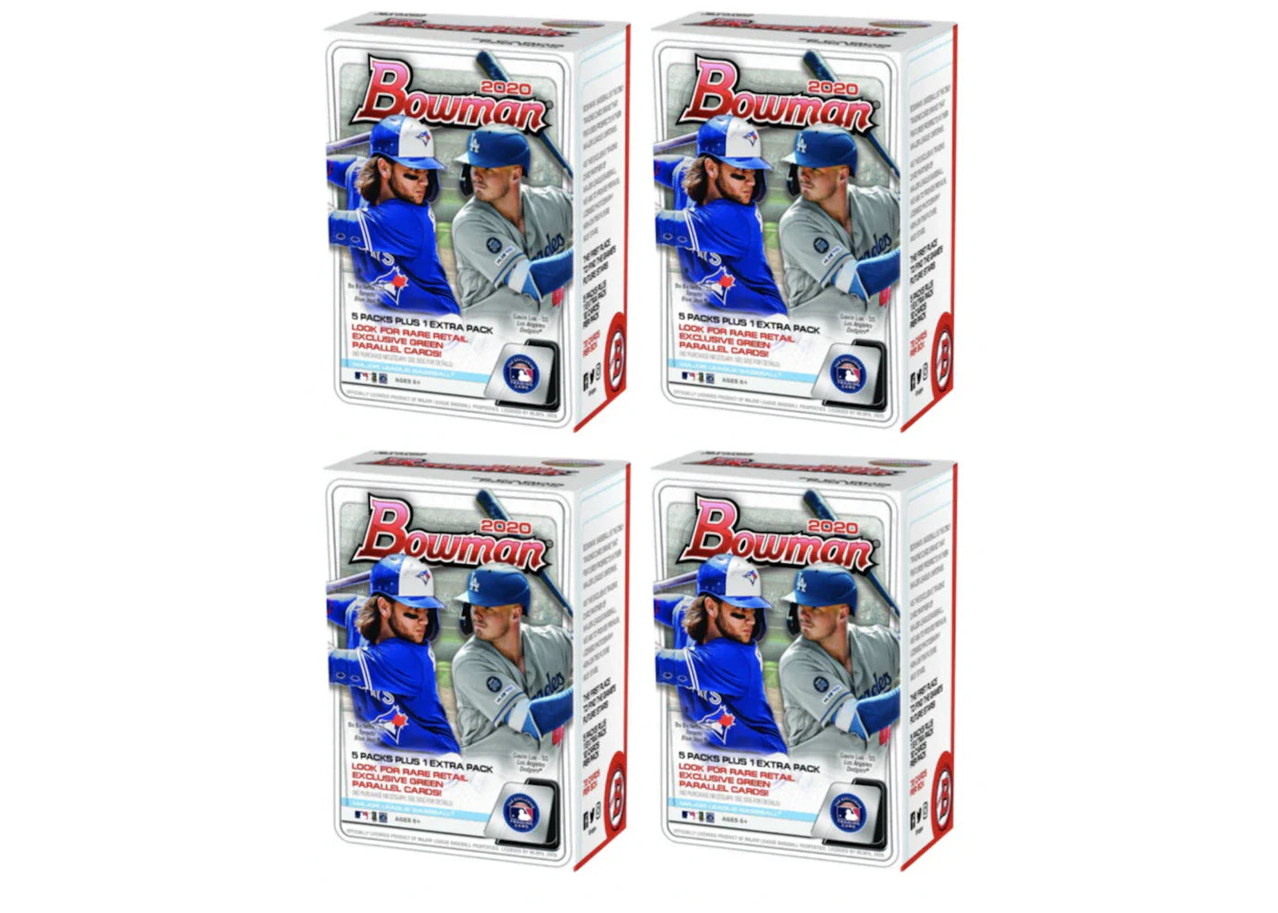 2020 Bowman Baseball Blaster Box 4x Lot