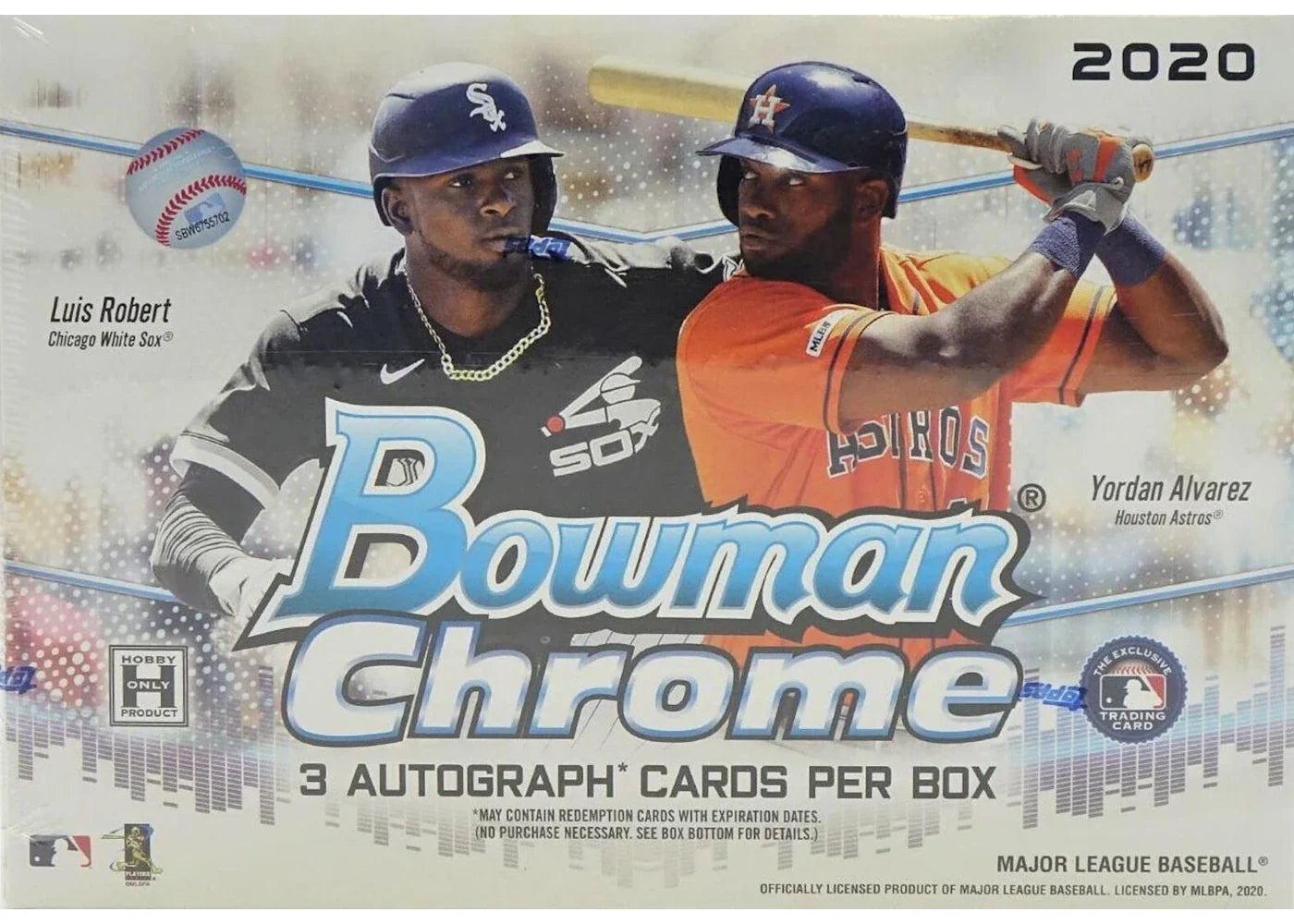 2020 Bowman Chrome Baseball HTA Jumbo Box