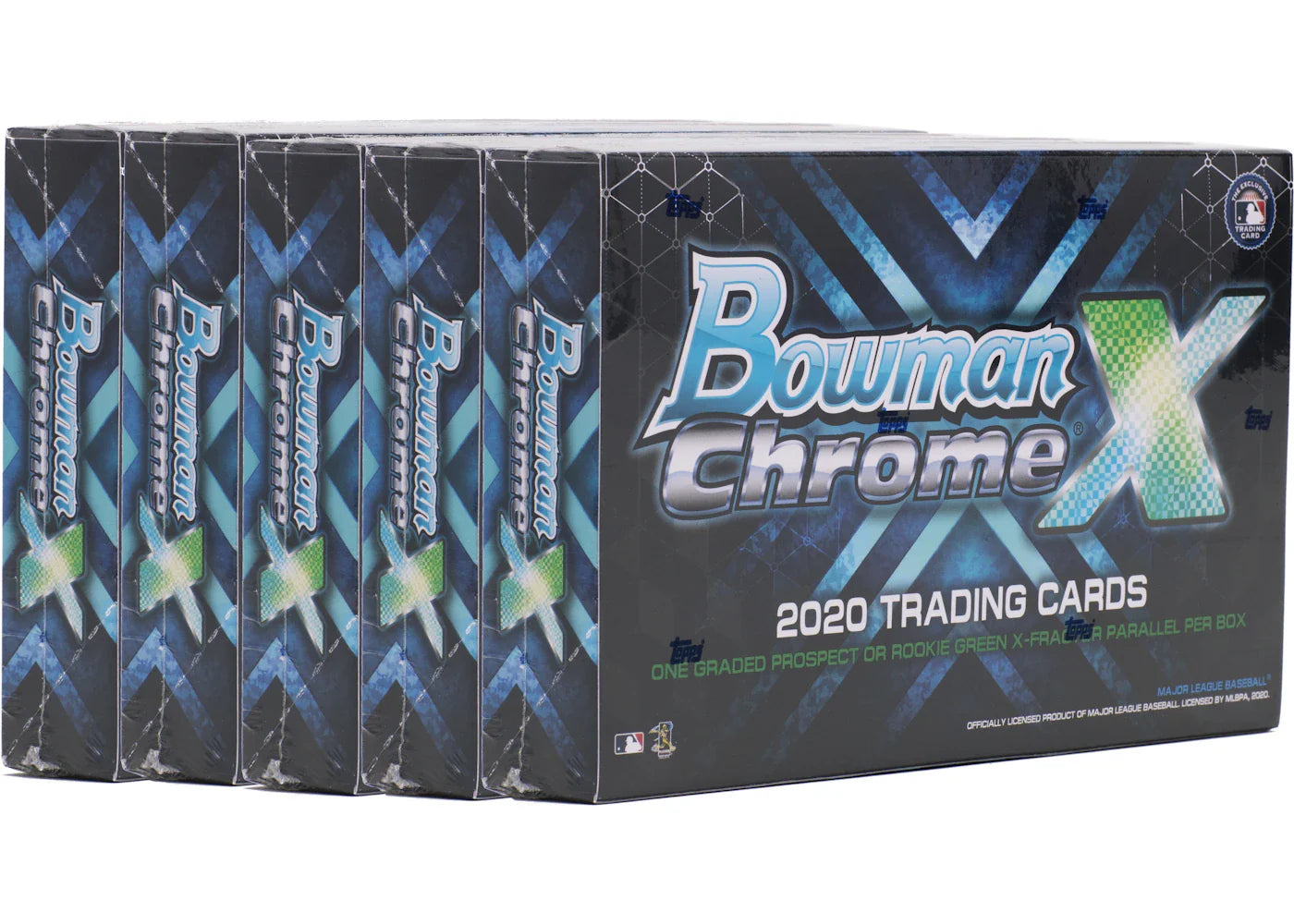 2020 Bowman Chrome X 5 Box Case