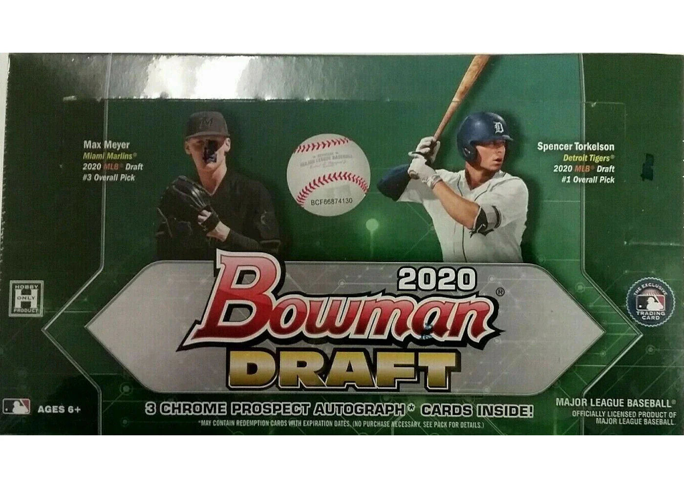 2020 Bowman Draft Baseball Jumbo Box