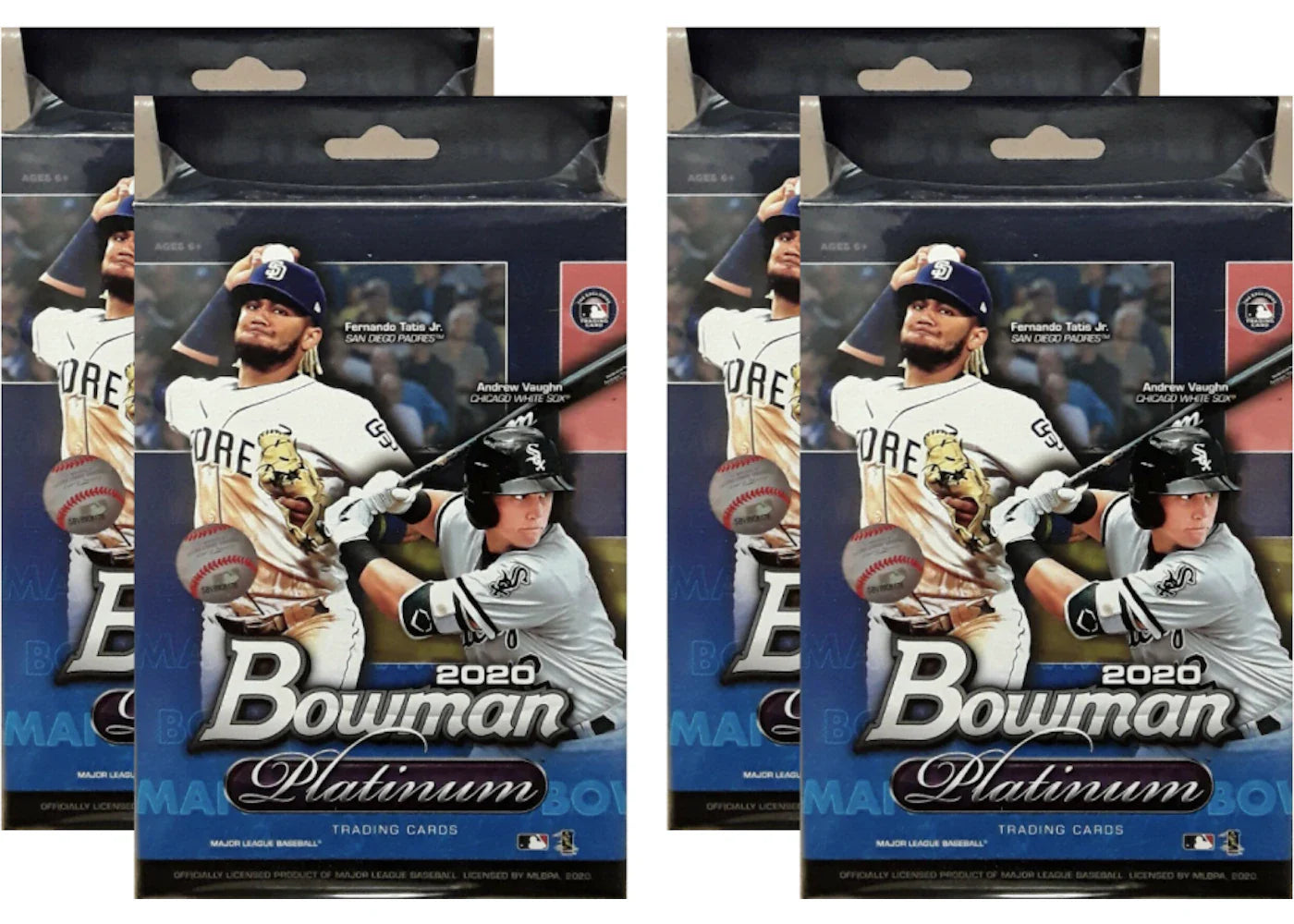 2020 Bowman Platinum Baseball Hanger Box 4x Lot