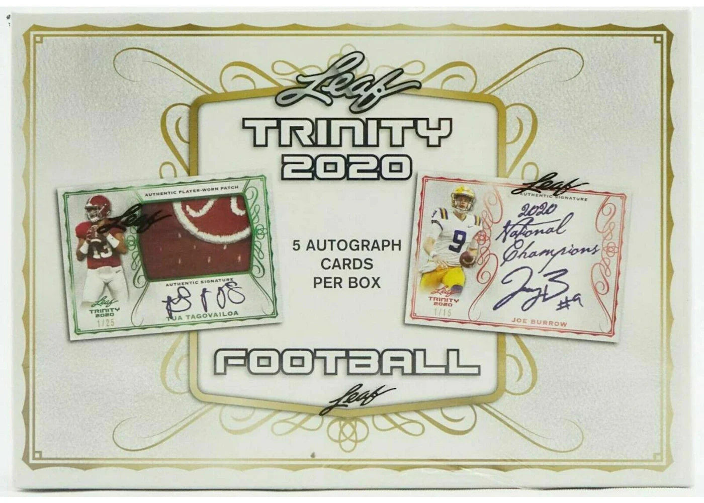 2020 Leaf Trinity Football Hobby Box