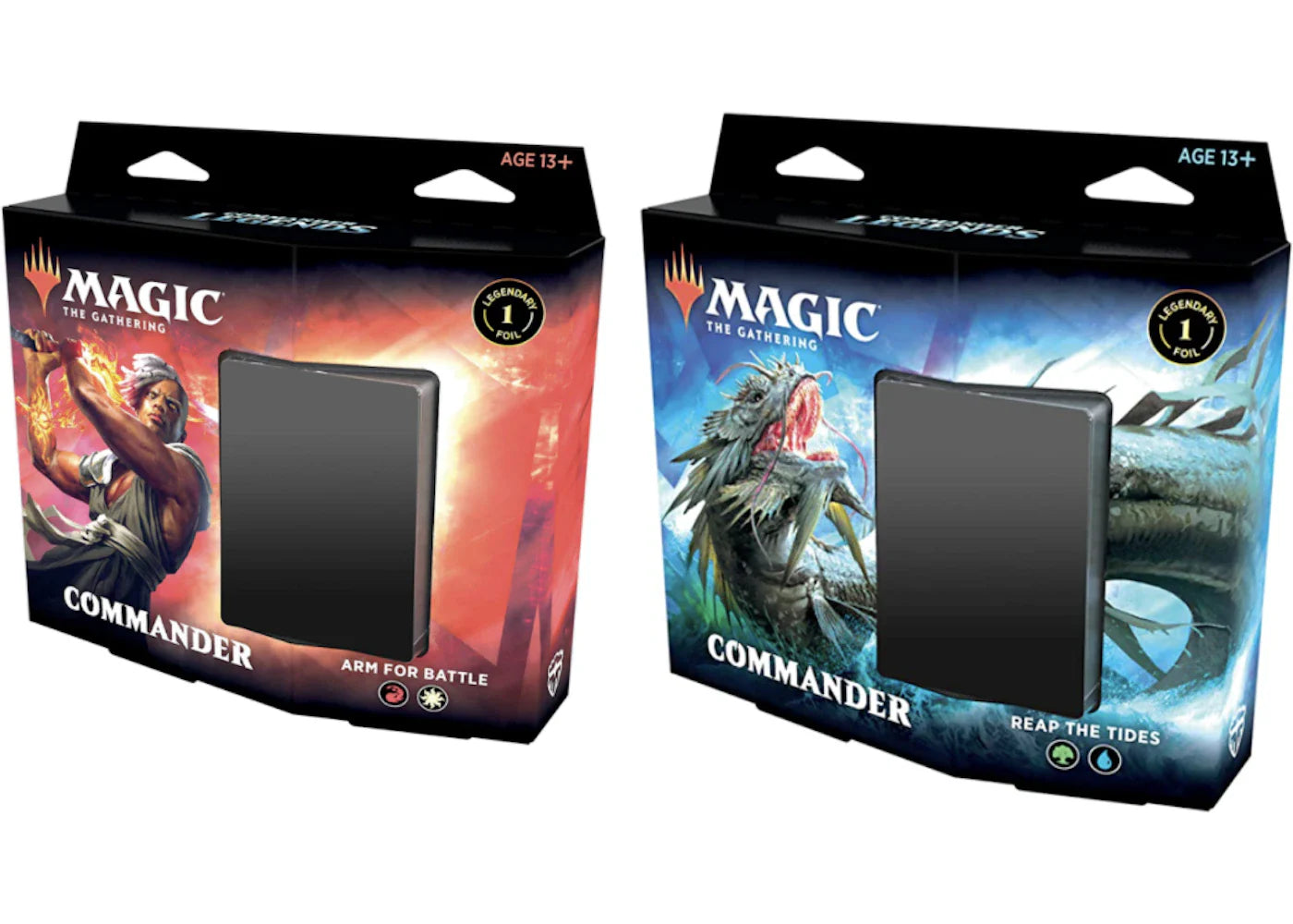 2020 Magic: The Gathering TCG Commander Legends Commander Deck Arm for Battle/Reap the Tides Bundle