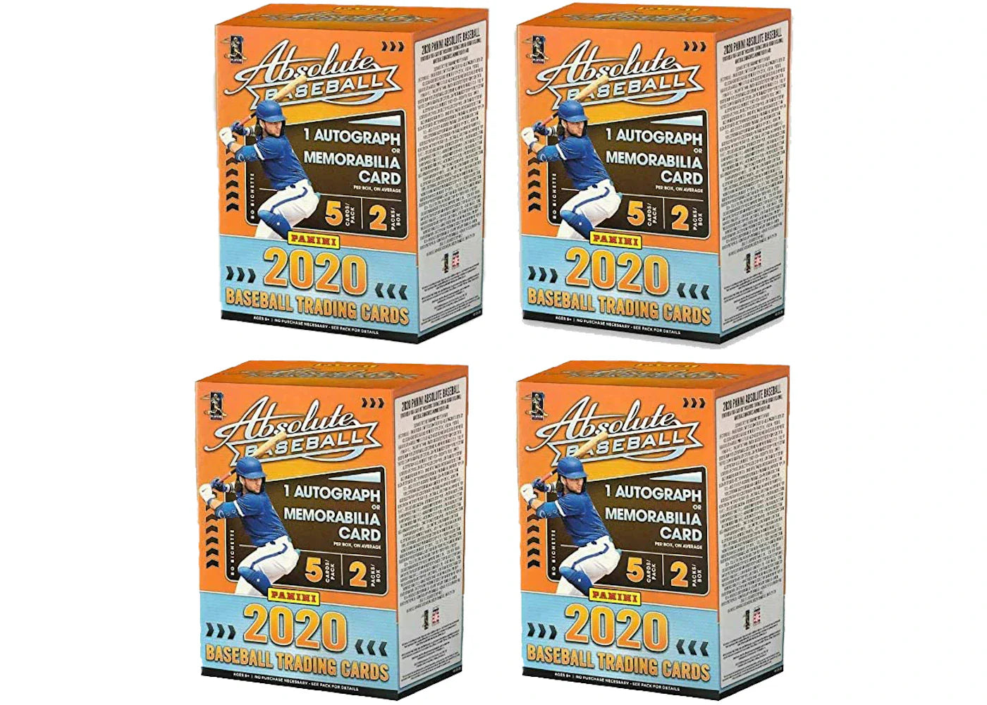 2020 Panini Absolute Baseball Blaster Box 4x Lot