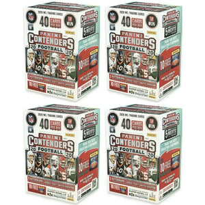 2020 Panini Contenders Football Blaster Box (5 Packs) 4x Lot