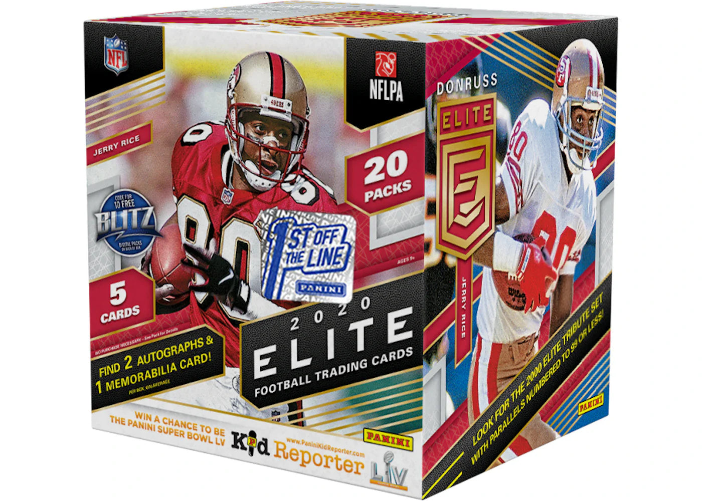 2020 Panini Donruss Elite Football 1st Off The Line Box