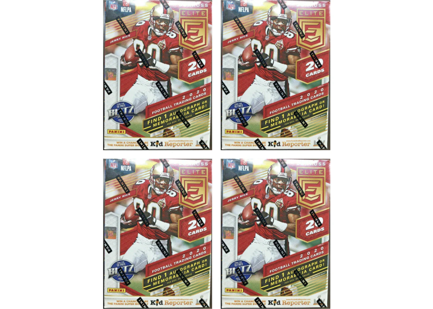 2020 Panini Donruss Elite Football Blaster Box 4x Lot