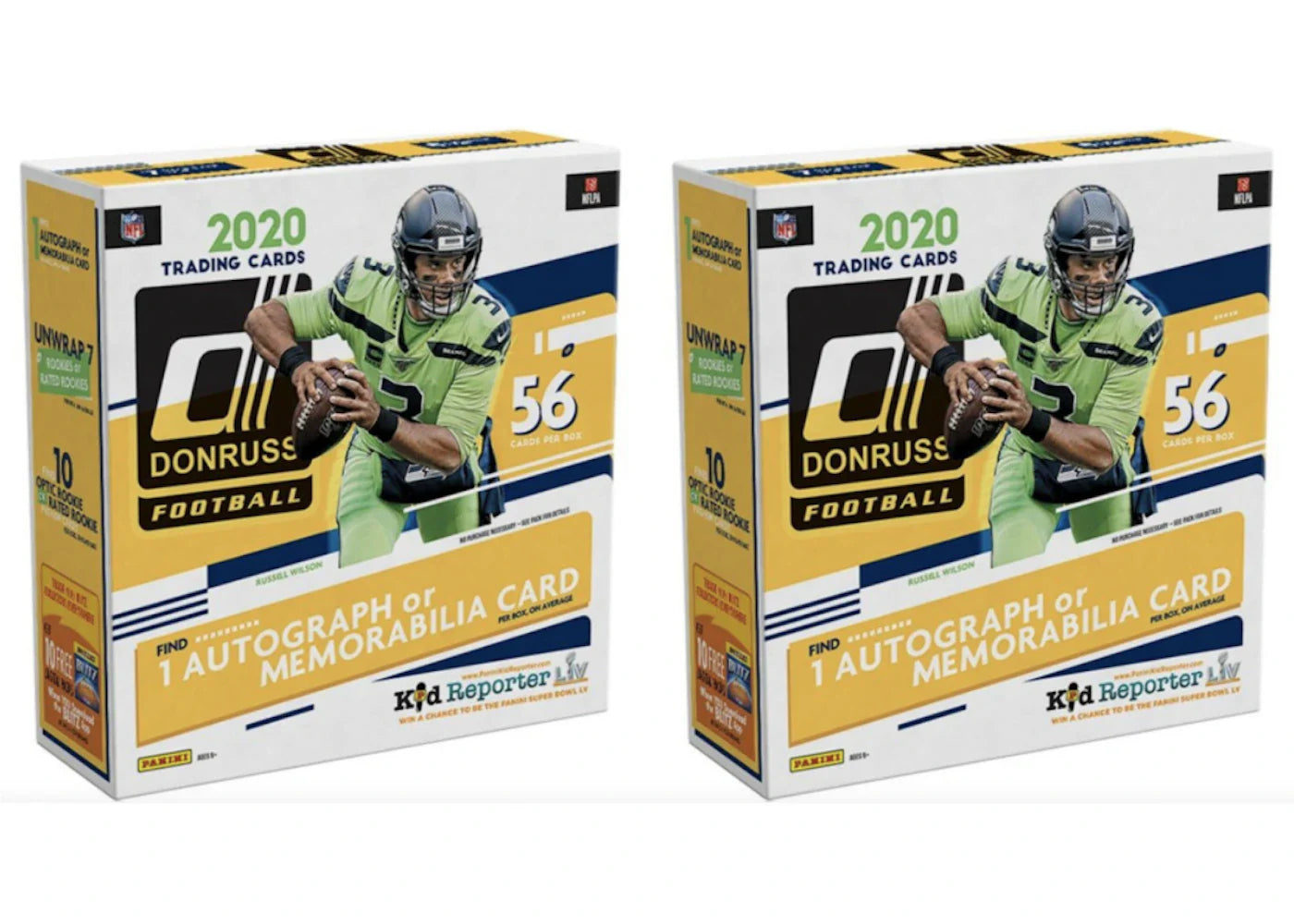 2020 Panini Donruss Football Fanatics Mega Box 2x Lot