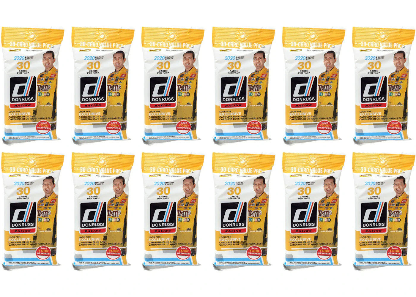 2020 Panini Donruss NASCAR Racing Fat Pack 12x Lot