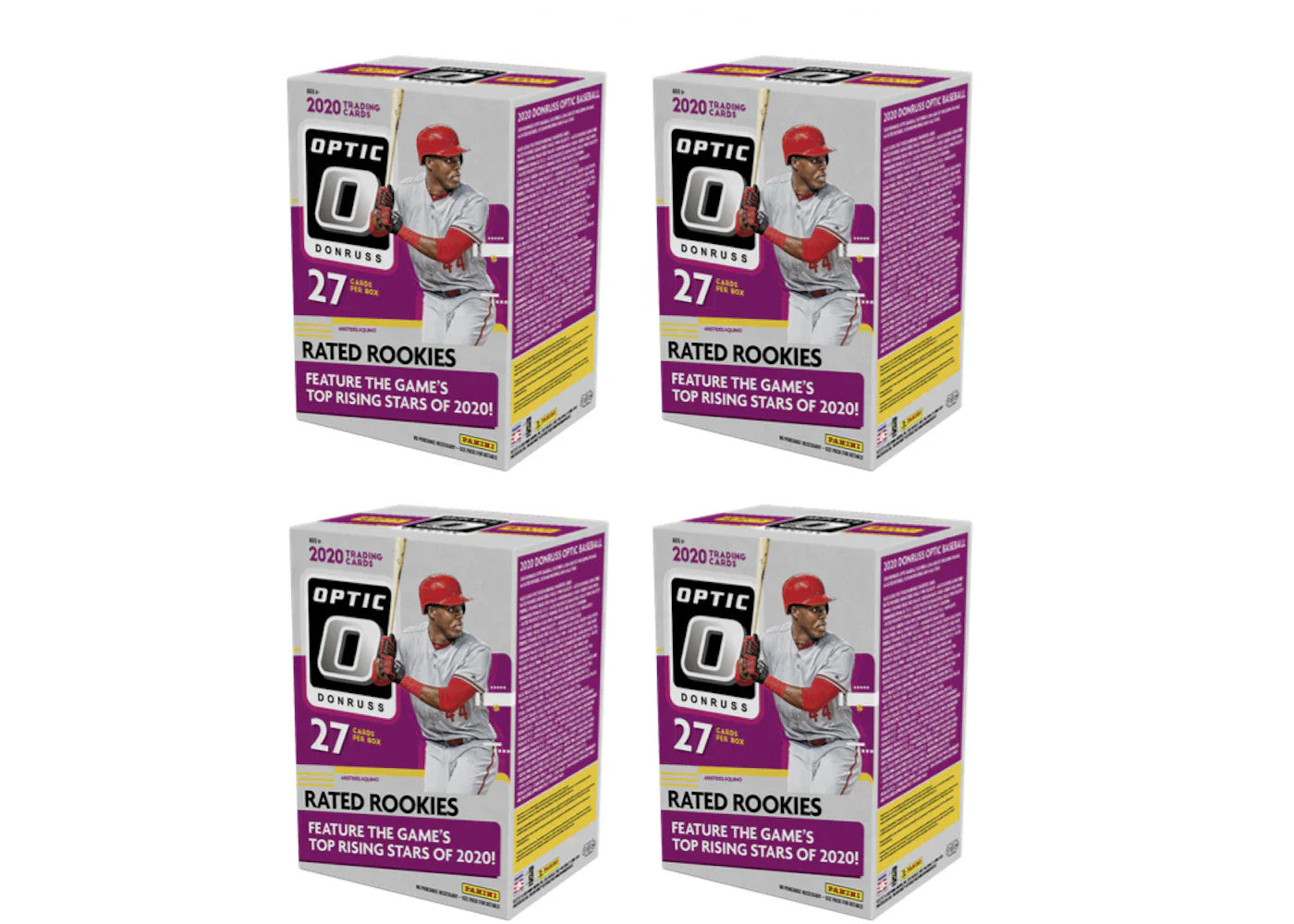 2020 Panini Donruss Optic Baseball Blaster Box 4x Lot