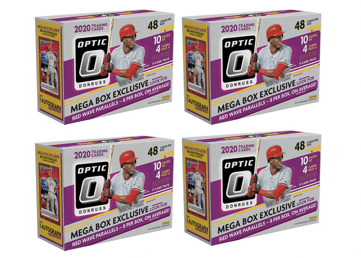 2020 Panini Donruss Optic Baseball Mega Box 4x Lot