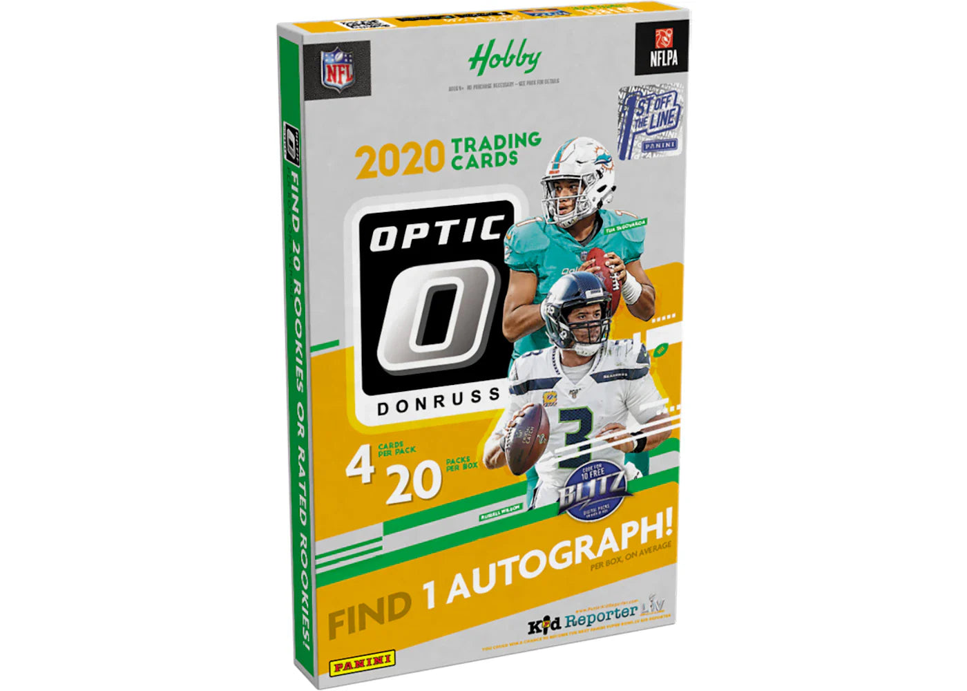 2020 Panini Donruss Optic Football 1st Off The Line Box
