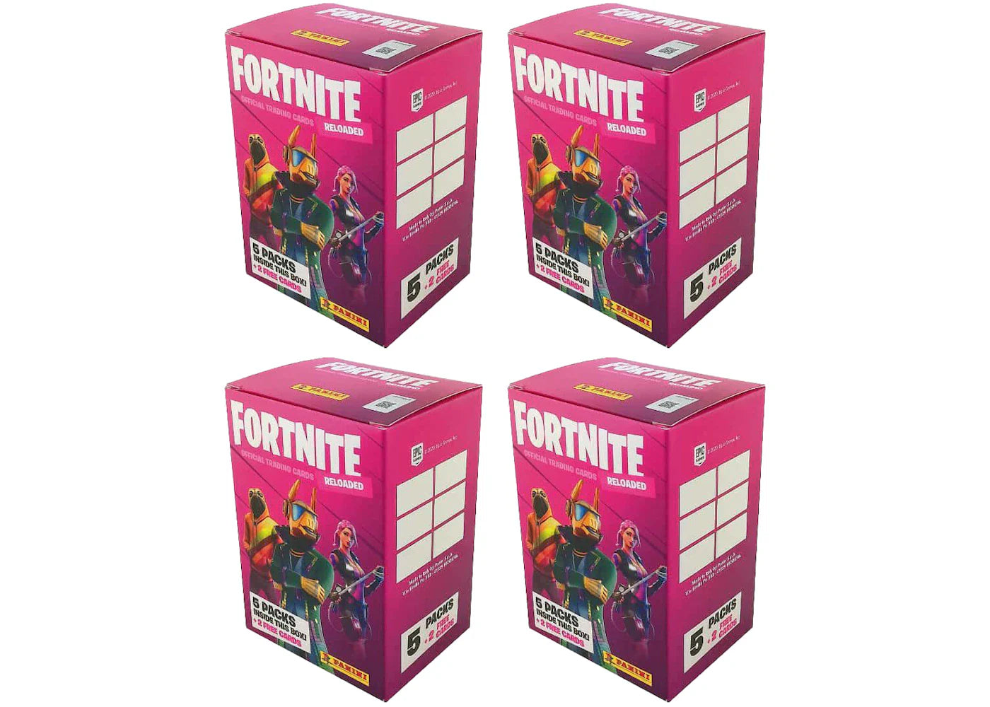 2020 Panini Fortnite Reloaded Blaster Box 4x Lot