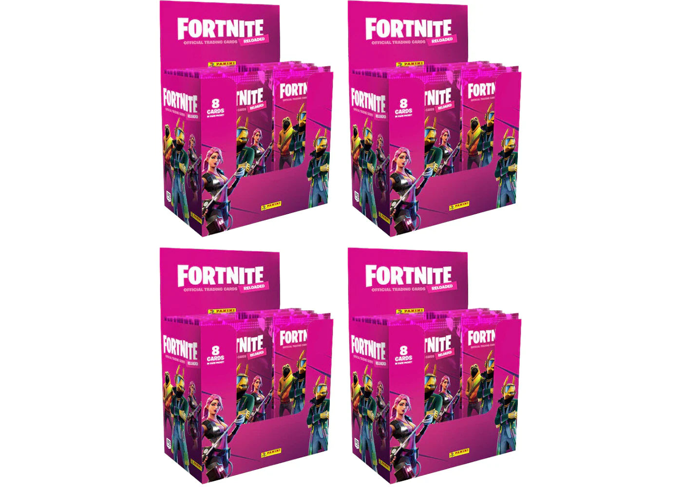 2020 Panini Fortnite Reloaded Booster Box 4x Lot