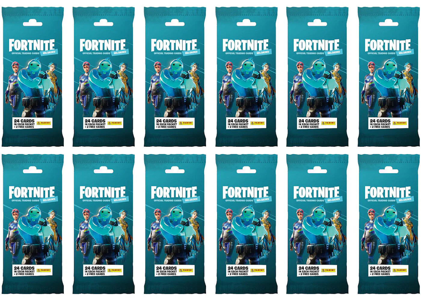 2020 Panini Fortnite Reloaded Fat Pack 12x lot