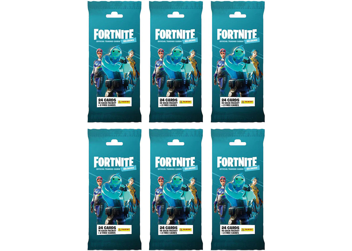 2020 Panini Fortnite Reloaded Fat Pack 6x lot
